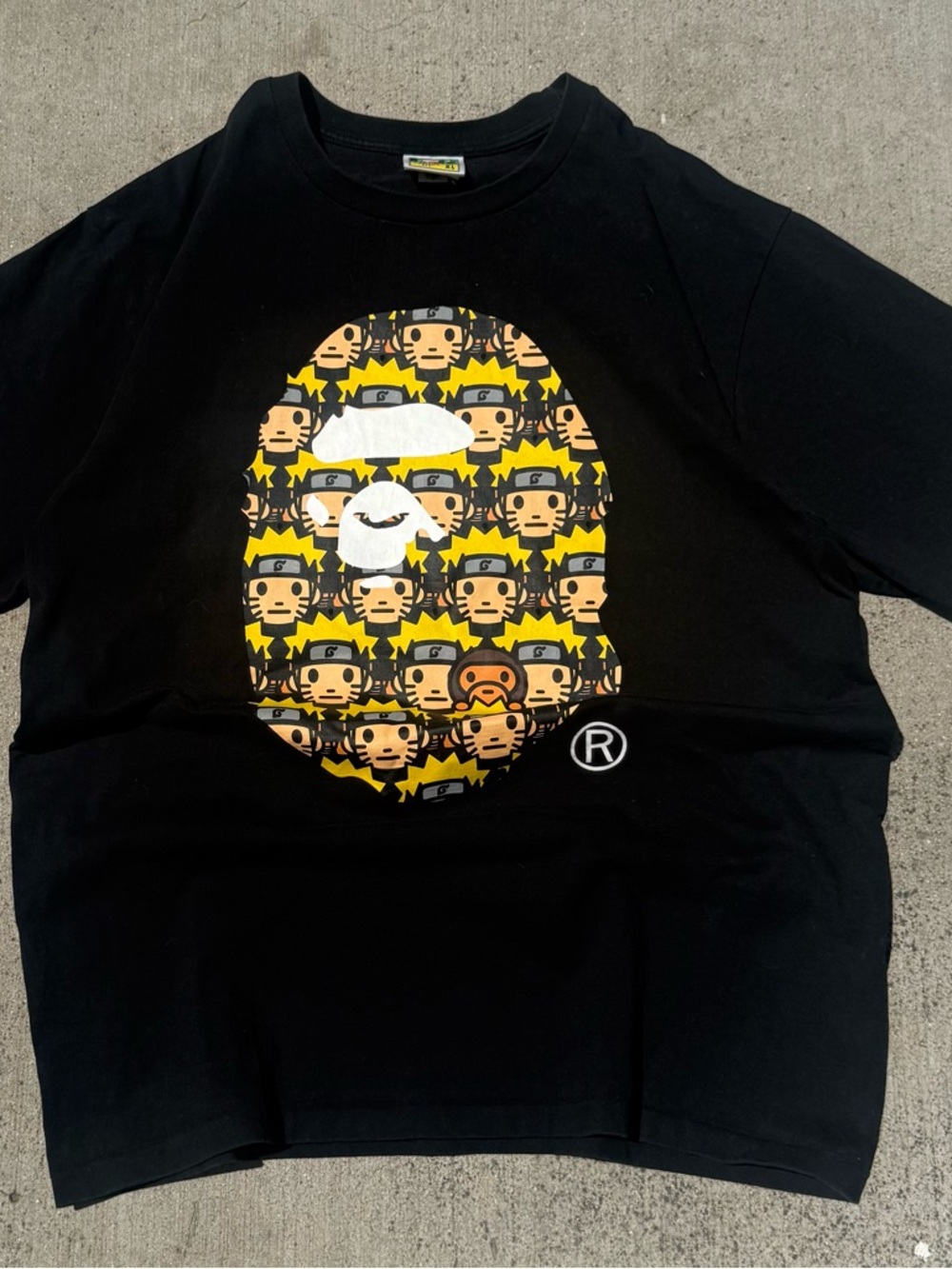 BAPE X Naruto Ape Head Tee